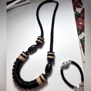 Necklace and bracelet bundle